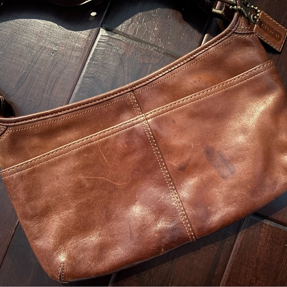 Coach Shoulder Bag Brown Leather, Vintage Y2K F076911416 - Picture 12 of 15